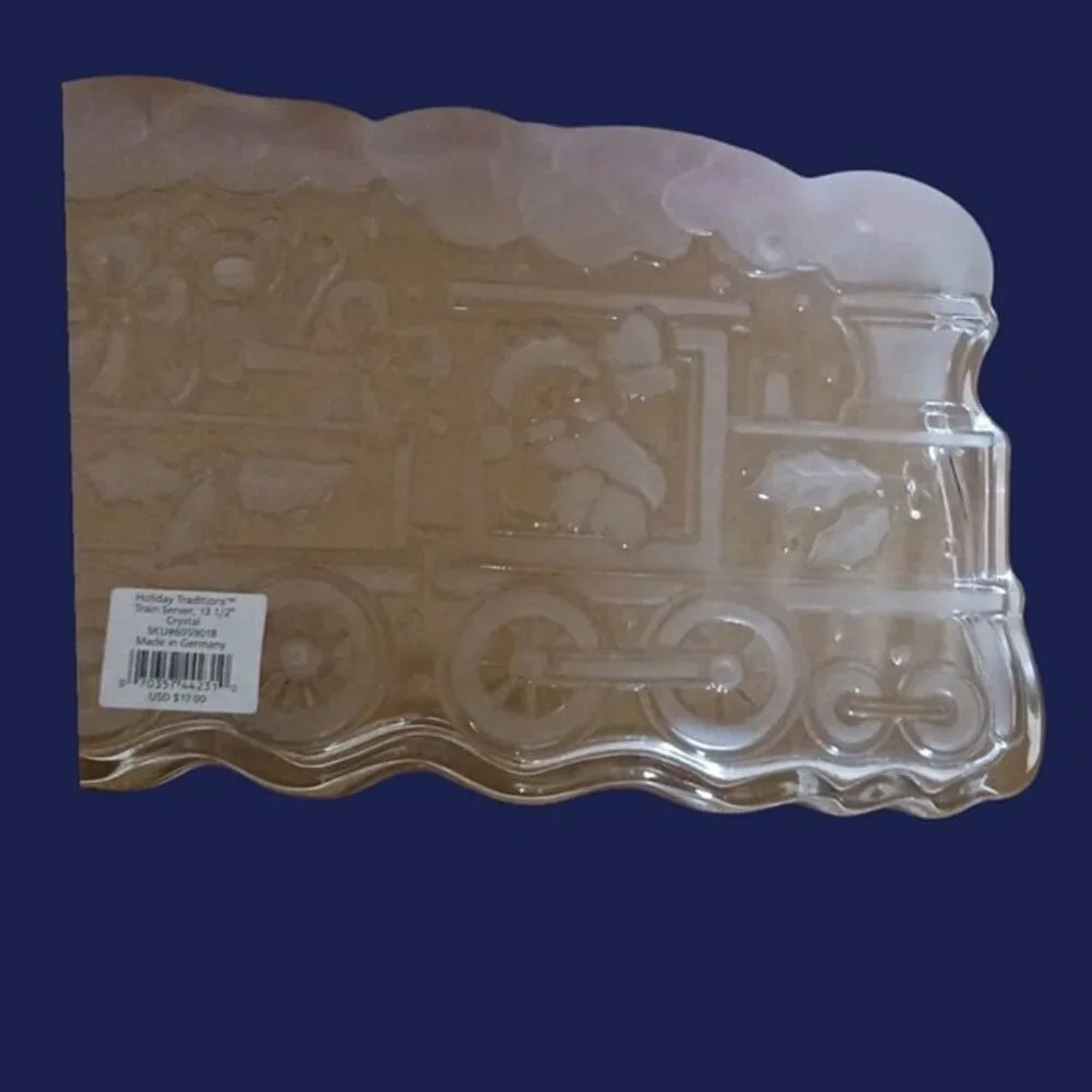 Gorham a holiday tradition north pole express  train platter server